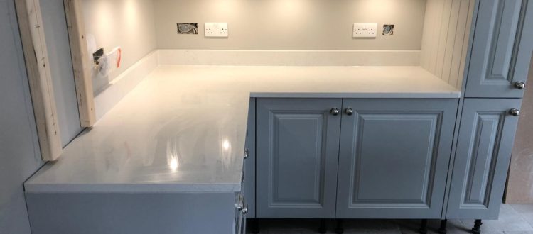 30mm Bianco Carrara for Hutton Kitchen Centre