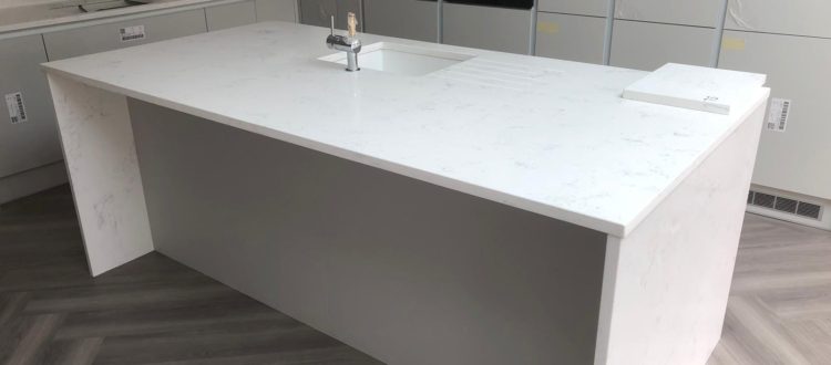 30mm Cashmire Quartz Kitchen Worktop