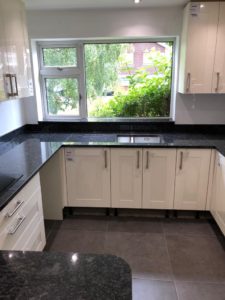 30mm Steel Grey Granite kitchen worktops