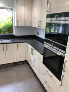 30mm Steel Grey Granite kitchen worktops