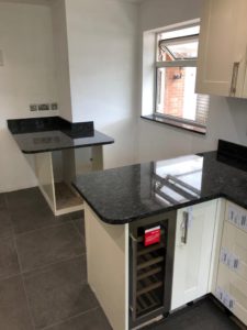 30mm Steel Grey Granite kitchen worktops